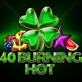 40 Burning Hot logo by Amusnet Interactive at ShakeBet Casino