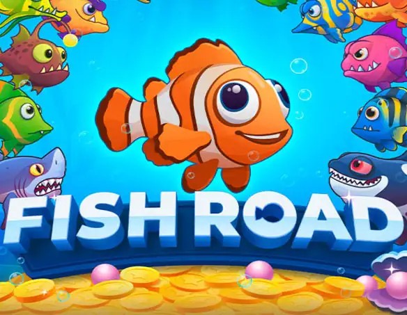 Fish Road slot visual from InOut available on shakebets.co.nl